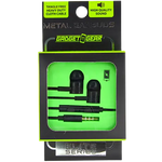 Wired Earbuds Metal With Mic  - 2 Pieces Per Pack 21206 GADGET GEAR