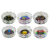 Glass Glow in The Dark Ashtray - 6 Per Retail Ready Display 21812 SMOKEZILLA