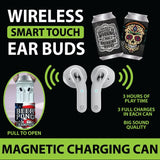 Wireless Earbuds with Printed Charging Can - 6 Pieces Per Retail Ready Display 21939 GADGET GEAR