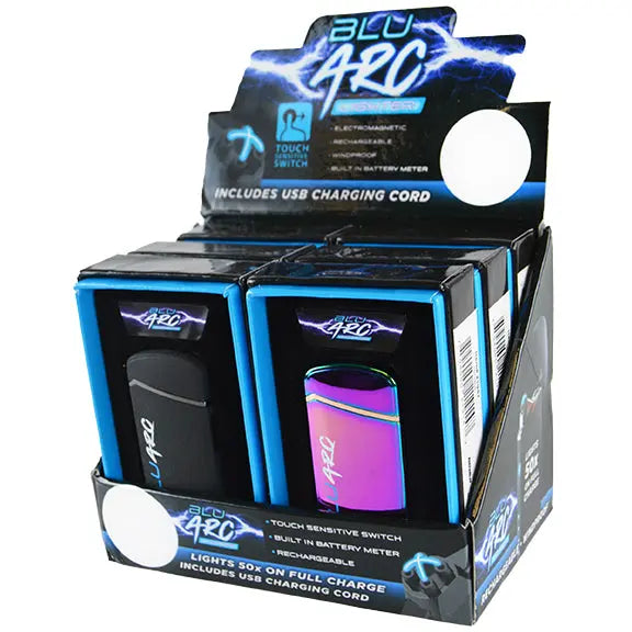 Electric Lighter with USB Charging Cord - 6 Pieces Per Retail Ready Display 21947 NOVELTY INC