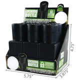 Plastic Locking Bottle Jar - 6 Pieces Per Retail Ready Display 21950 SMOKEZILLA