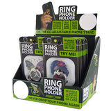 Ring Phone Holder Acrylic - 12 Pieces Per Retail Ready Display 21967 GADGET GEAR