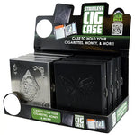 Metal Cigarette Case with Hinged Lid - 8 Pieces Per Retail Ready Display 22076 SMOKEZILLA
