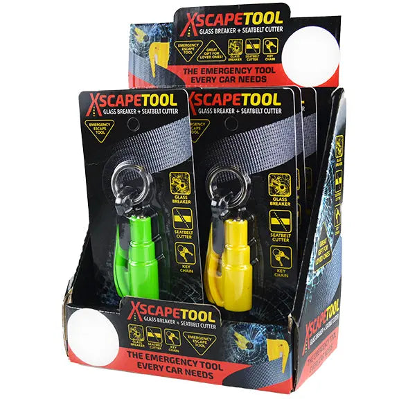 Seatbelt Cutter Key Chain - 6 Pieces Per Retail Ready Display 22077 NOVELTY INC