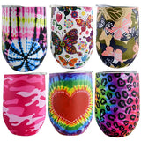 12 oz Insulated Stainless-Steel Wine Cup - 6 Pieces Per Retail Ready Display 22265 ROUGHNECK