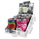 12 oz Insulated Stainless-Steel Wine Cup - 6 Pieces Per Retail Ready Display 22265 ROUGHNECK