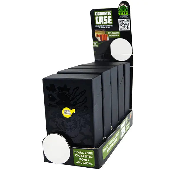 Matte Black Cigarette Box - 5 Pieces Per Retail Ready Display 22334 SMOKEZILLA