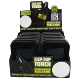 Matte Black Flip Torch Lighter - 12 Pieces Per Retail Ready Display 22381 SMOKEZILLA