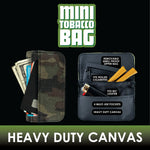 Canvas Small Tobacco Bag with Zipper Bag - 6 Pieces Per Retail Ready Display 22540 SMOKEZILLA
