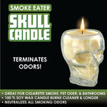 Smoke Eater Skull Candle - 6 Pieces Per Retail Ready Display 22543 SMOKEZILLA