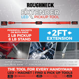 LED Flashlight Extender Tool with Magnetic Stand - 6 Pieces Per Retail Ready Display 22583 ROUGHNECK