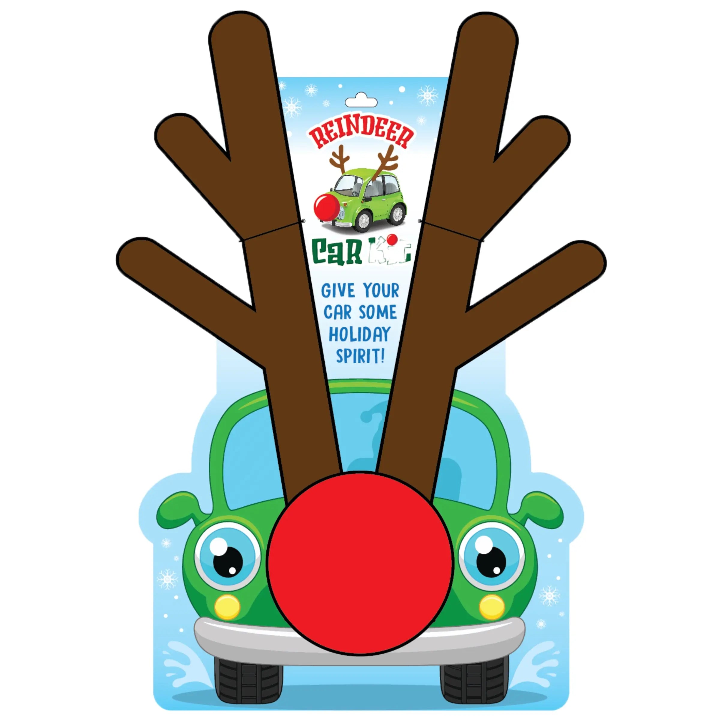 Christmas Plush Reindeer Car Kit - 12Pieces Per Pack 22595 NOVELTY INC