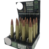 Metal Bullet Cigarette Saver Key Chain - 12 Pieces Per Retail Ready Display 22664 SMOKEZILLA