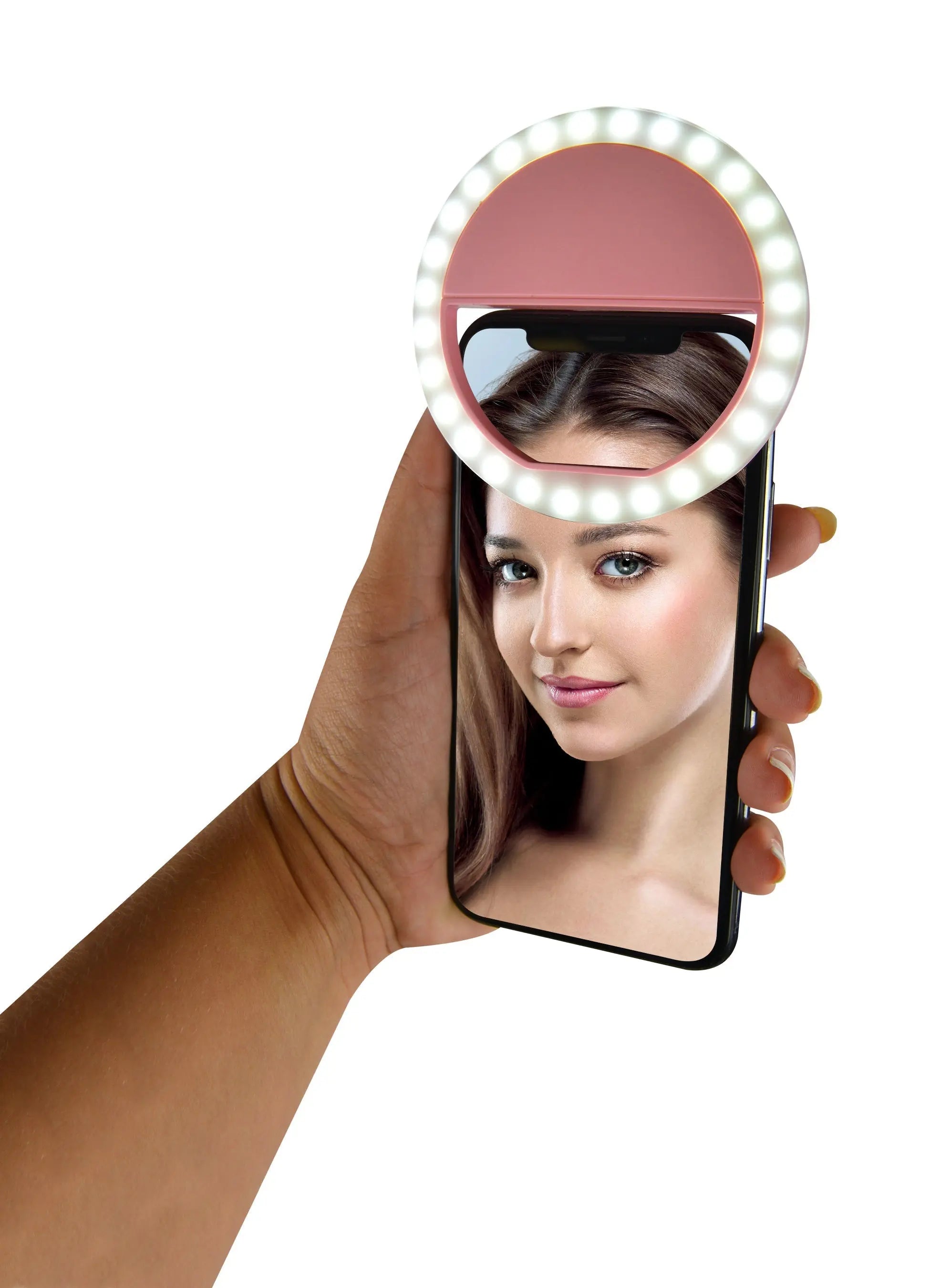 Rechargeable Clip On Selfie Light - 6 Pieces Per Retail Ready Display 22669 GADGET GEAR