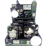 Glow in The Dark Flip Top Torch Lighter - 12 Pieces Per Retail Ready Display 22671 SMOKEZILLA