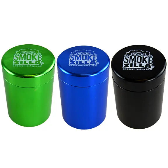 Smell Proof Metal Storage Jar - 12 Pieces Per Retail Ready Display 22674 SMOKEZILLA