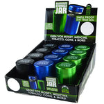 Smell Proof Metal Storage Jar - 12 Pieces Per Retail Ready Display 22674 SMOKEZILLA