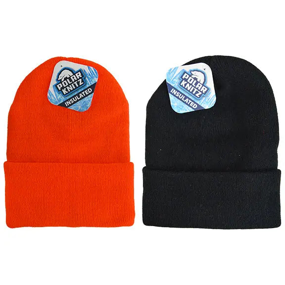 Cuffed Knit Hat Insulated Beanie - 6 Pieces Per Retail Ready Display 22690 POLAR GEAR