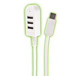 Charging Hub 3 Port USB 5 Amp - 6 Pieces Per Retail Ready Display 22713 GADGET GEAR