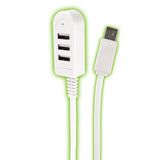 Charging Hub 3 Port USB 5 Amp - 6 Pieces Per Retail Ready Display 22713 GADGET GEAR