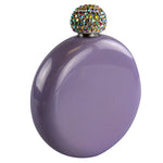 5 oz Stainless-Steel Round Flask with Sparkle Lid - 6 Pieces Per Retail Ready Display 22772 ROUGHNECK