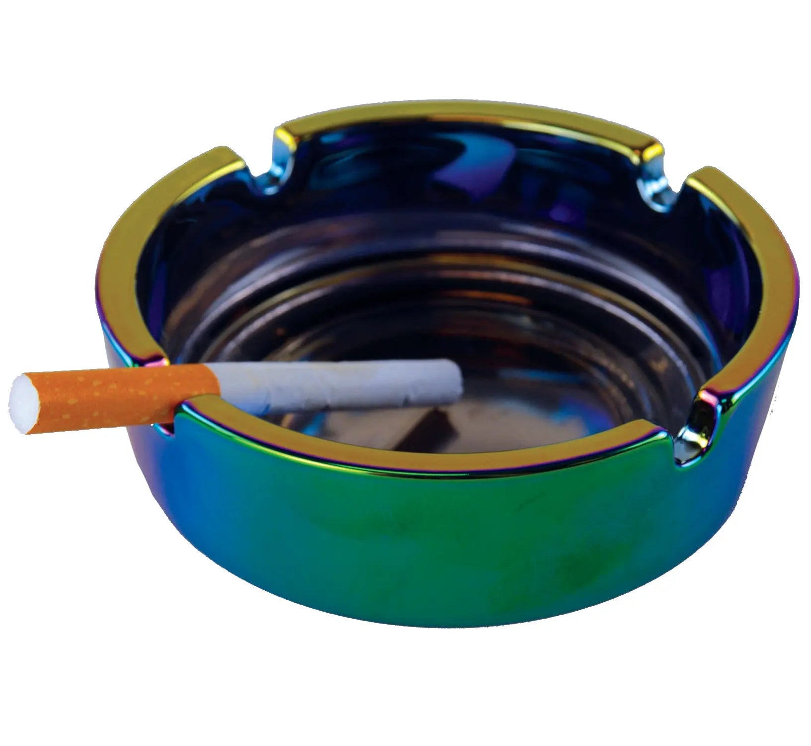 Round Glass Ashtray - 6 Pieces Per Retail Ready Display 22787 SMOKEZILLA