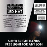 Roughneck LED Light Hat 6 Pieces Per Retail Ready Display 22788 ROUGHNECK