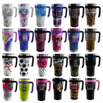 30 oz Insulated Stainless-Steel Cup with Handle Assortment Floor Display - 36 Pieces Per Retail Ready Display 88360 ROUGHNECK