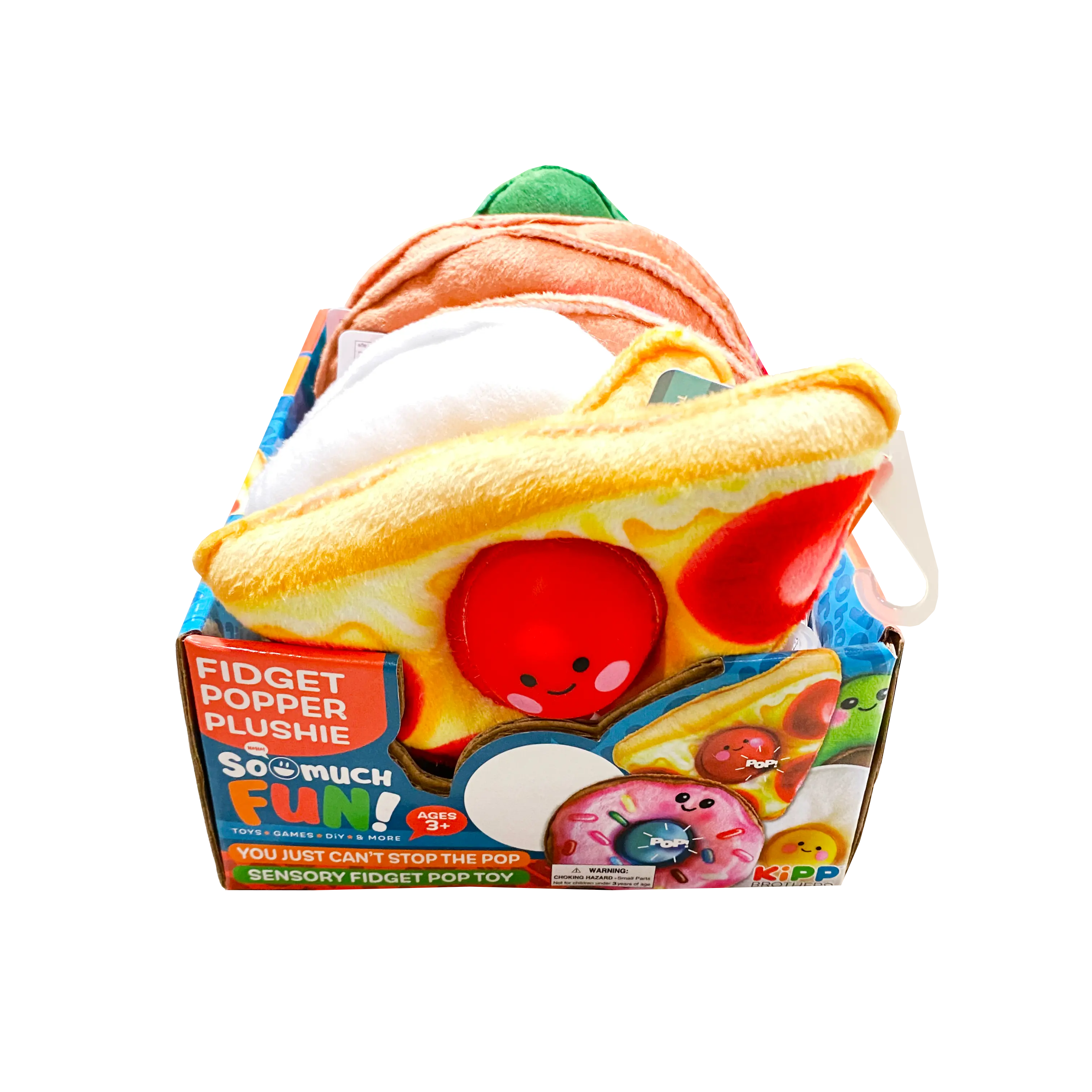 Fidget Pop Plush Toy - 12 Pieces Per Retail Ready Display 22864 KIPP BROTHERS