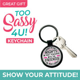 Metal Key Chain with Saying - 12 Pieces Per Retail Ready Display 22901 KIPP BROTHERS