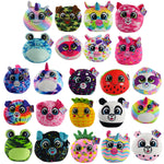 Plush Pillow Fluffy Stuffy Assortment Floor Display - 24 Pieces Per Retail Ready Display 88375 KIPP BROTHERS