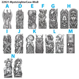 Metal Mystic Lighter Case with Bottle Opener - 12 Pieces Per Retail Ready Display 22921 SMOKEZILLA