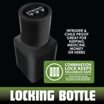 Plastic Locking Bottle Jar - 6 Pieces Per Retail Ready Display 22926 SMOKEZILLA