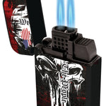 Patriotic Tac Gear Dual Torch Lighter- 15 Pieces Per Retail Ready Display 23087 TAC GEAR