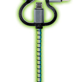 Charging Cable USB 3 in 1 Multi-Head USB-C / Micro USB / Lightning 10FT - 6 Pieces Per Retail Ready Display 23100 GADGET GEAR