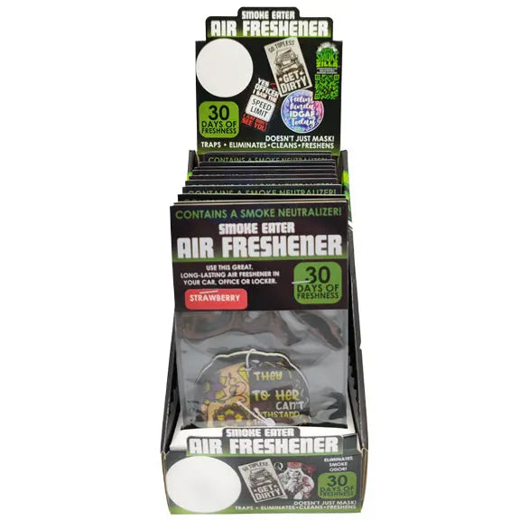 Smoke Eater Hanging Air Freshener - 12 Pieces Per Retail Ready Display 23146 SMOKEZILLA