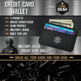 Ultra-Thin Canvas Wallet - 6 Pieces Per Retail Ready Display 23198 TAC GEAR