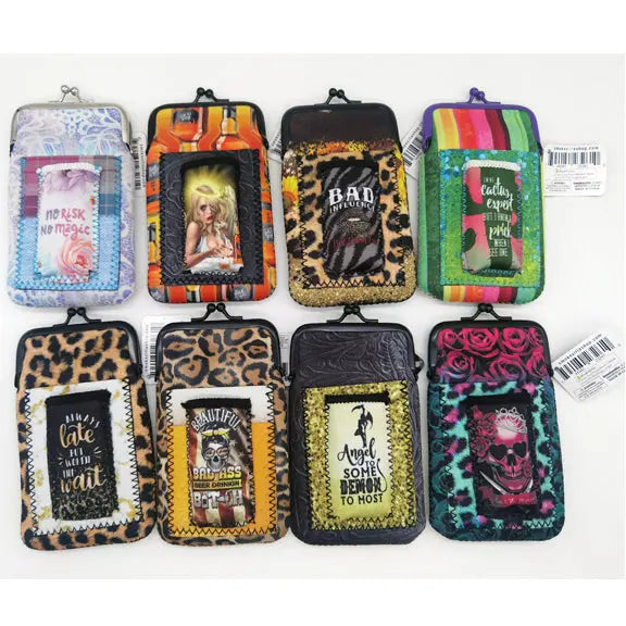 Neoprene Cigarette Pouch with Pocket - 8 Pieces Per Retail Ready Display 23261 SMOKEZILLA
