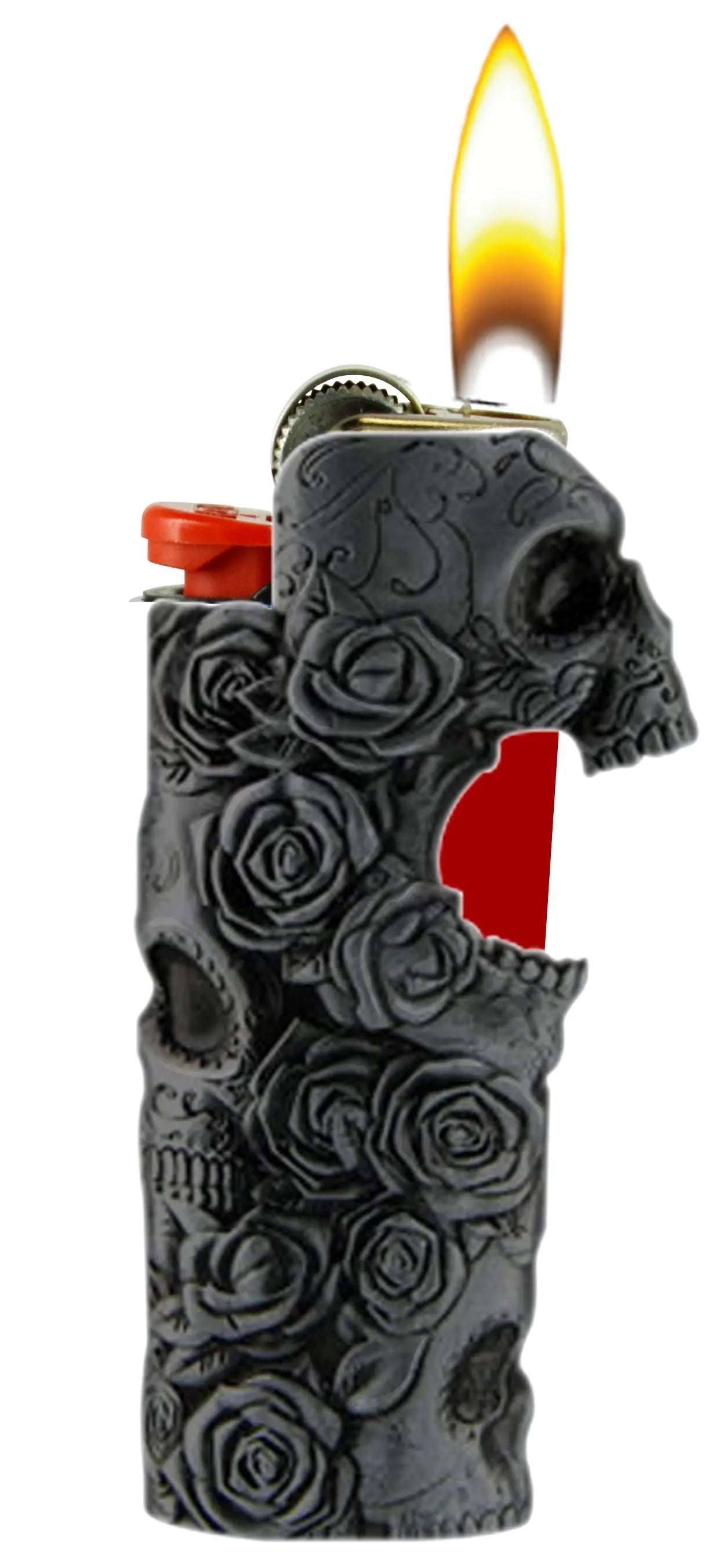 Black Metal Mystic Lighter Case with Bottle Opener - 12 Pieces Per Retail Ready Display 23263 SMOKEZILLA