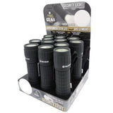 LED Flashlight with Soft Touch Coating - 12 Pieces Per Retail Ready Display 23289 TAC GEAR
