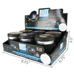 Printed Lid Butt Bucket Ashtray with Vent Clip and LED Lights - 6 Per Retail Ready Display 23359 SMOKEZILLA
