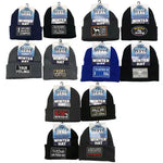 Cuffed Knit Hat Beanie with Patch - 12 Pieces Per Retail Ready Display 23366 POLAR GEAR