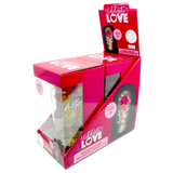 Valentine's Day Celebrate Love Jumbo Glass Keepsake - 2 Pieces Per Retail Ready Display 23400 KIPP BROTHERS