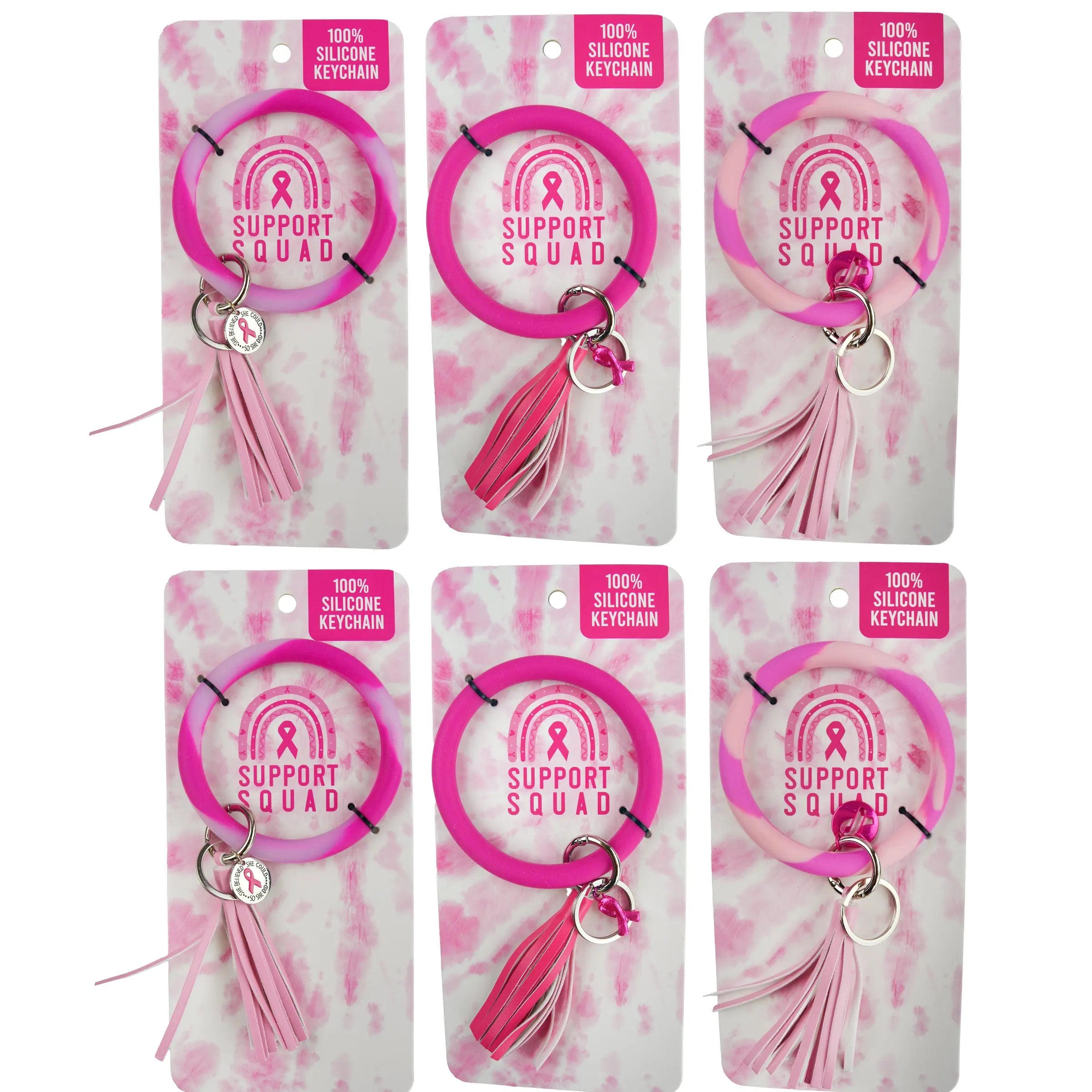 Breast Cancer Awareness Pink Assortment Floor Display - 117 Pieces Per Retail Ready Display 88417 NOVELTY INC
