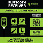 Bluetooth Compatible Receiver with Mic - 4 Pieces Per Pack 23611 GADGET GEAR