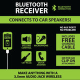 Bluetooth Compatible Receiver with Mic - 4 Pieces Per Pack 23611 GADGET GEAR