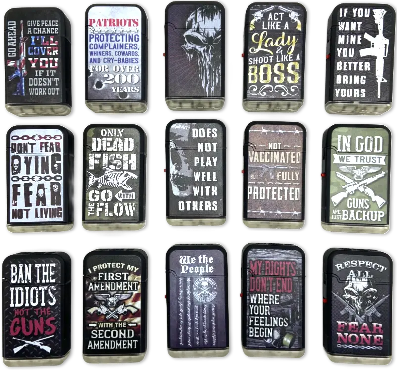 Patriotic Tac Gear Dual Torch Lighter - 15 Pieces Per Retail Ready Display 23637 TAC GEAR