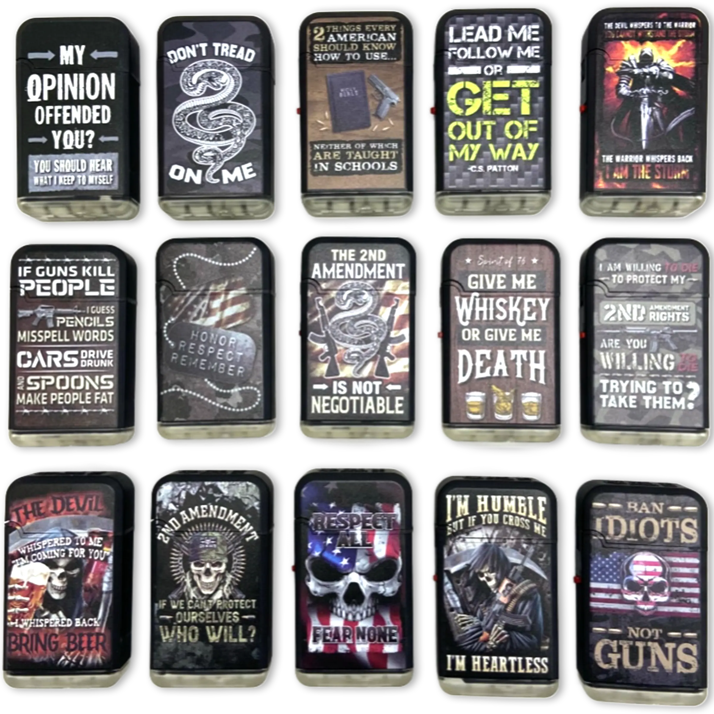 Patriotic Tac Gear Dual Torch Lighter- 15 Pieces Per Retail Ready Display 23646 TAC GEAR