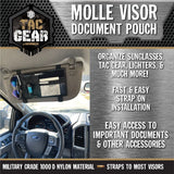 MOLLE Nylon Visor Velcro Pouch Organizer - 6 Pieces Per Retail Ready Display 23711 TAC GEAR
