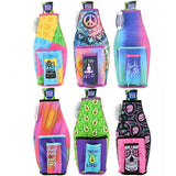Neoprene 16 Oz Bottle Suit Cooler with Cigarette Pouch - 6 Per Retail Ready Display 24238 POLAR GEAR